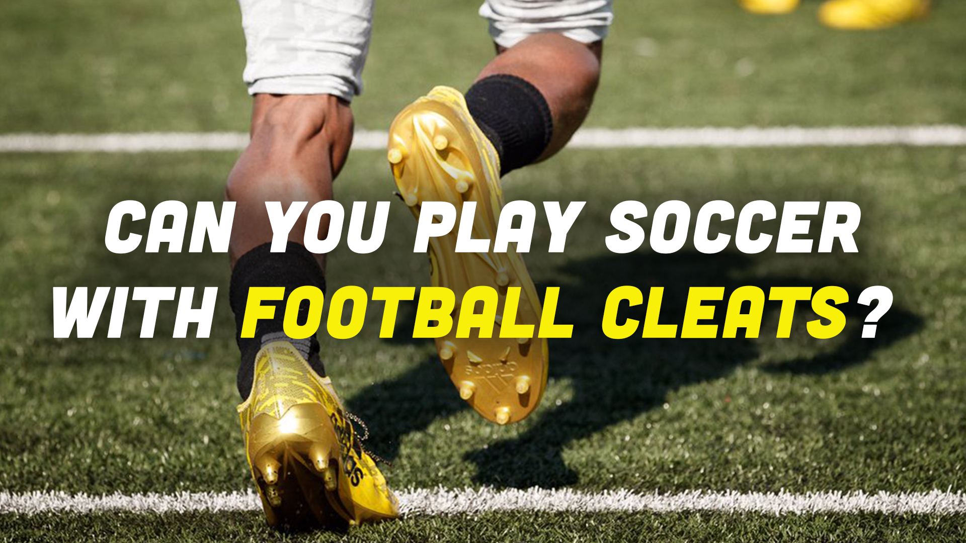 Soccer cleats and football sales cleats