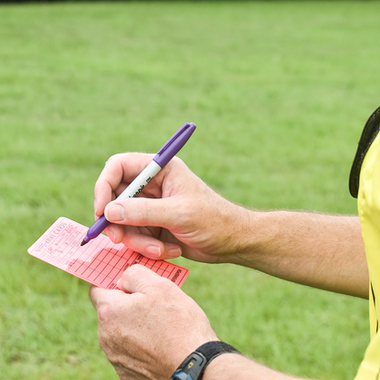 Referee POV™ Premium PRO Referee Whistle + Wipe-Away Cards